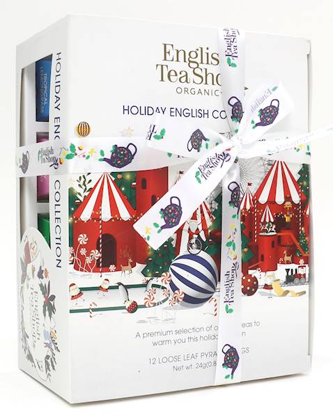Tea Shop BIO Holiday WHITE prism 12 piramidek
