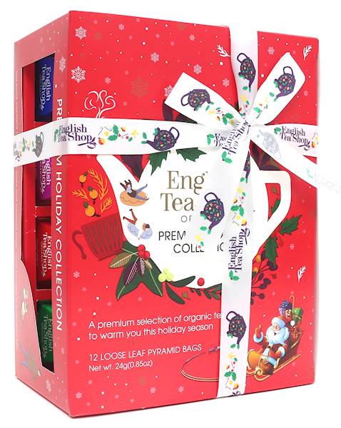 Tea Shop BIO Holiday RED prism 12 piramidek