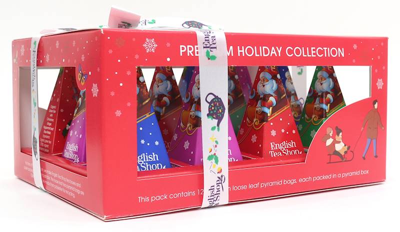 Tea Shop BIO Holiday RED prism 12 piramidek