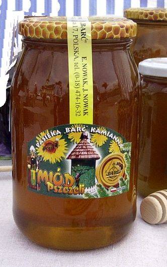 Miód Barć KAMIANNA Gryczany 1200g