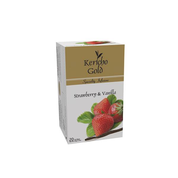 Kericho Gold Strawberry &Vanillia 20t. koperty