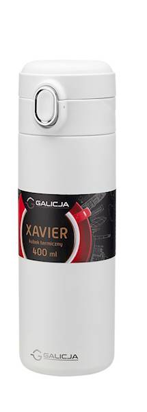 GA.kubek term. 400ml XAVIER biały 27974-B