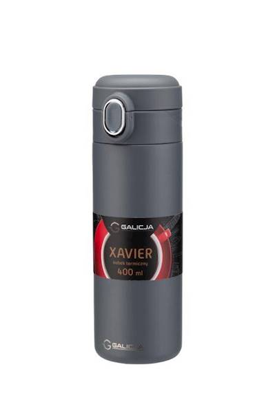 GA.kubek term. 400ml XAVIER szary 27974-SZ