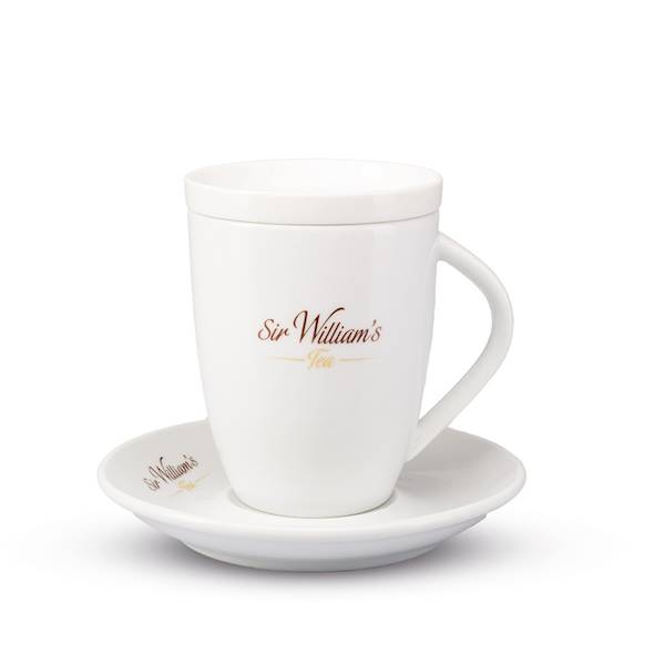 SIR WILL.kubek 250ml pokrywka i podstawek