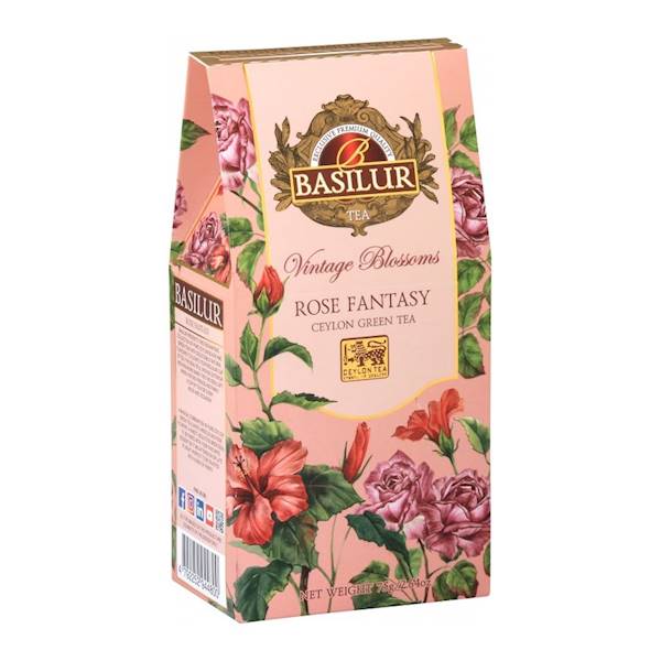 Basi.72154 Rose Fantasy stożek 75g zielona liść