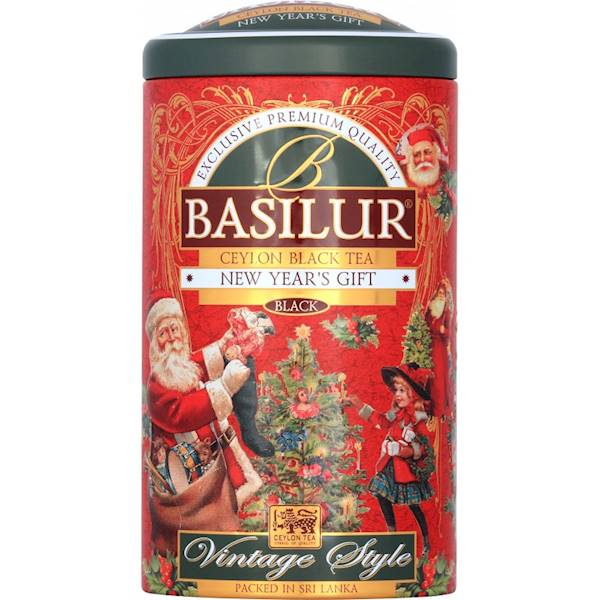Basi.71613 New Years Gift czarna 100g puszka liść