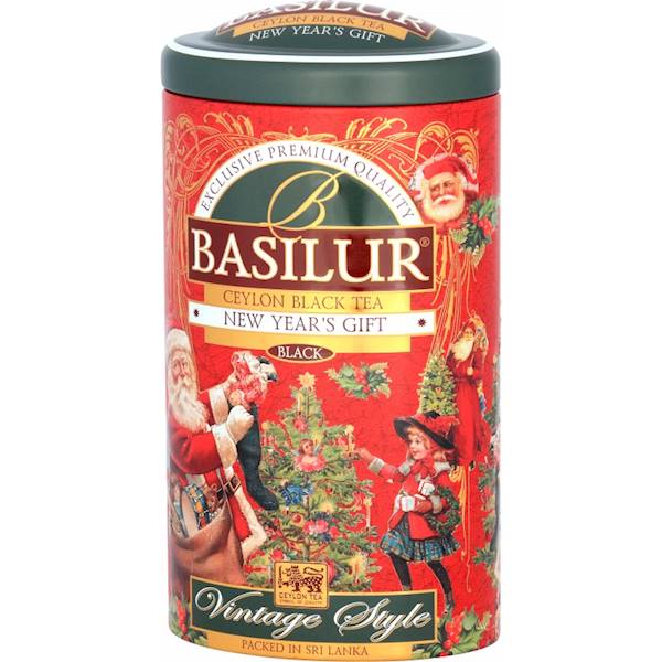 Basi.71613 New Years Gift czarna 100g puszka liść