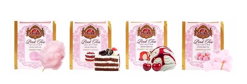 Basi.72251 Zestaw herbat zielonych PINK TEA 40t