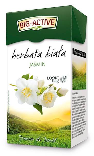 Herbata BIG ACTIVE biała z jasminem 20 tor