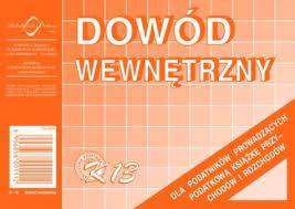 Druk dowód wewnętrzny A-6 K13/M