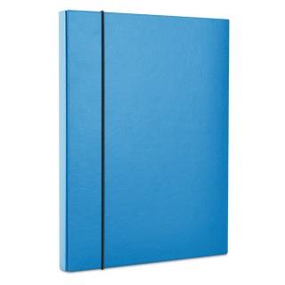 Teczka pud. A4/4 cm gumk. niebieska OFFICE PRODUCT