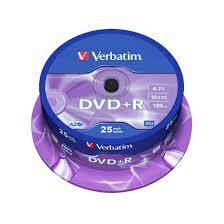 Płyta DVD+R VERB.4.7GBx16 a'25 cake 43500
