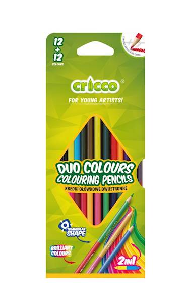 Kredki 12/24 kol. CRICCO 