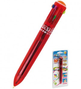Długopis 10 kol. CARIOCA MAXI