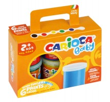 Farby do malowania palcami CARIOCA 6 kol. 