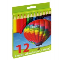 Kredki 12 kol. GRAND JUMBO kolor