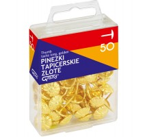 Pinezki tapicerskie złote a'50 szt. GRAND  