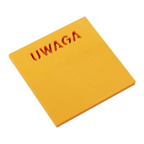 Notes samoprz. 75x75 mm D.RECT 50k UWAGA /LEV*****