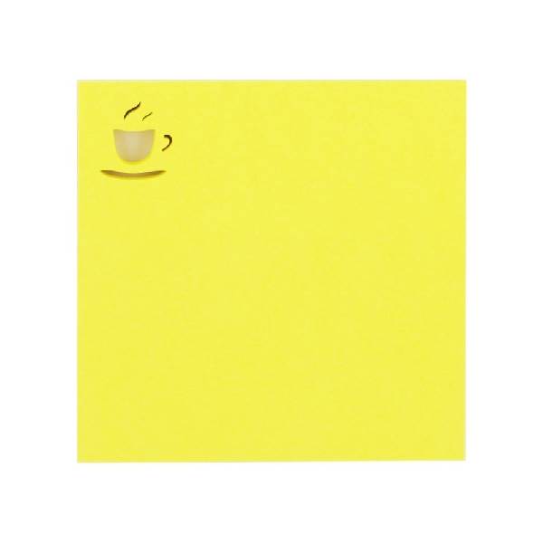Notes samoprz. 75x75 mm D.RECT 50k KAWA /LEV