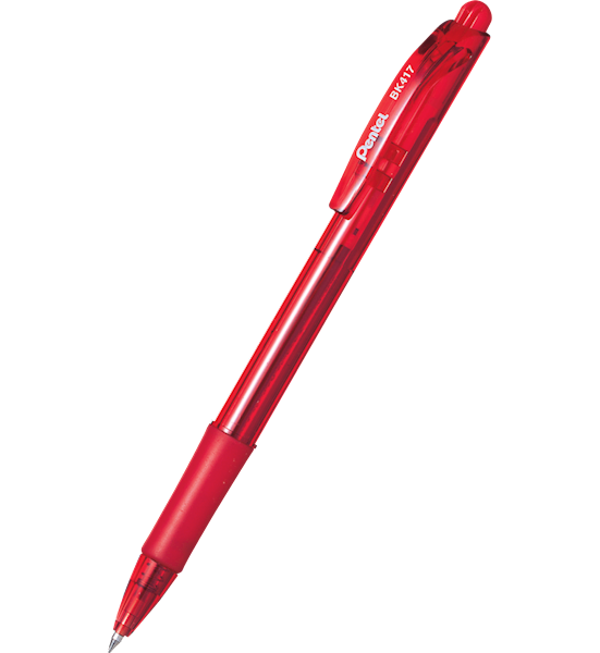 Długopis PENTEL BK417 aut. czerwony