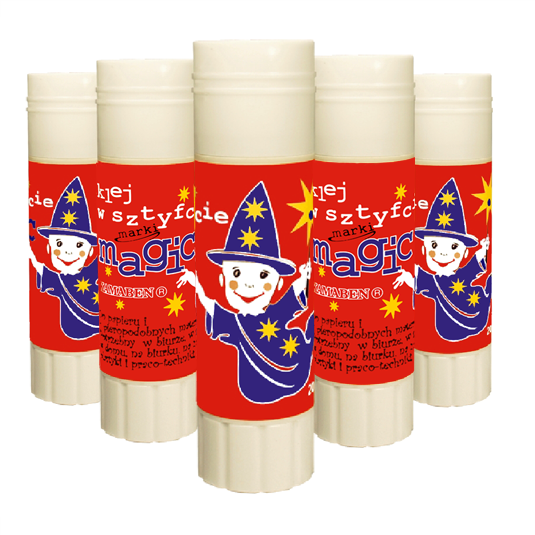 Klej w sztyfcie 20g MAGIC czerw. eko