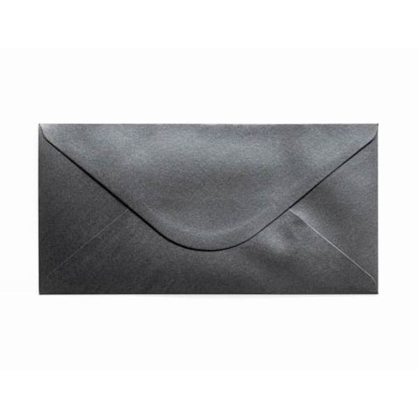 Koperta DL Pearl czarny 150 g a'10 szt.