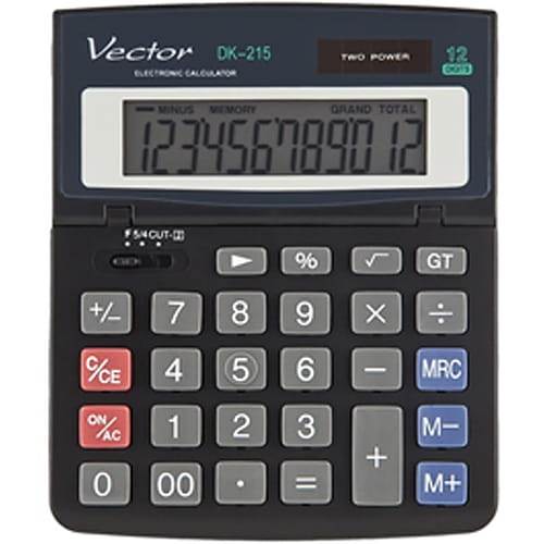 Kalkulator VECTOR DK 215 BLK