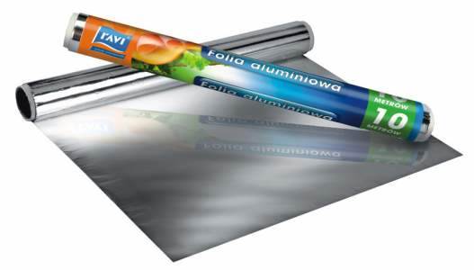 Folia aluminiowa 10m x 29cm RAVI