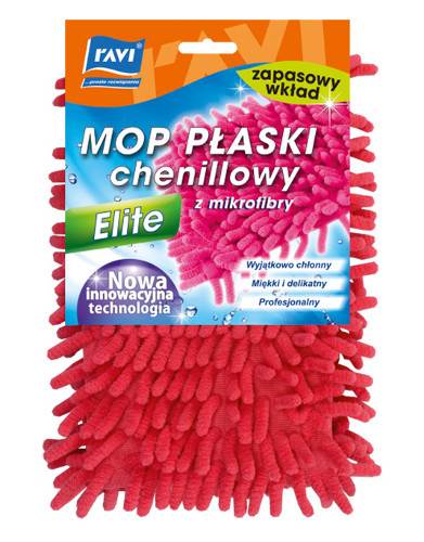 Mop mikrofibra ELITE CHENILLOWY salsa zapas RAVI