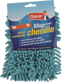 Mop płaski mikrofibra OSKAR CHENILLE salsa -zapas