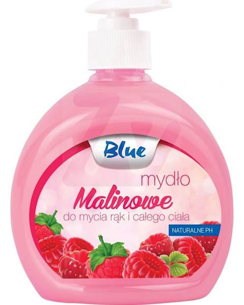 Mydło w płynie BLUE 500 ml malina