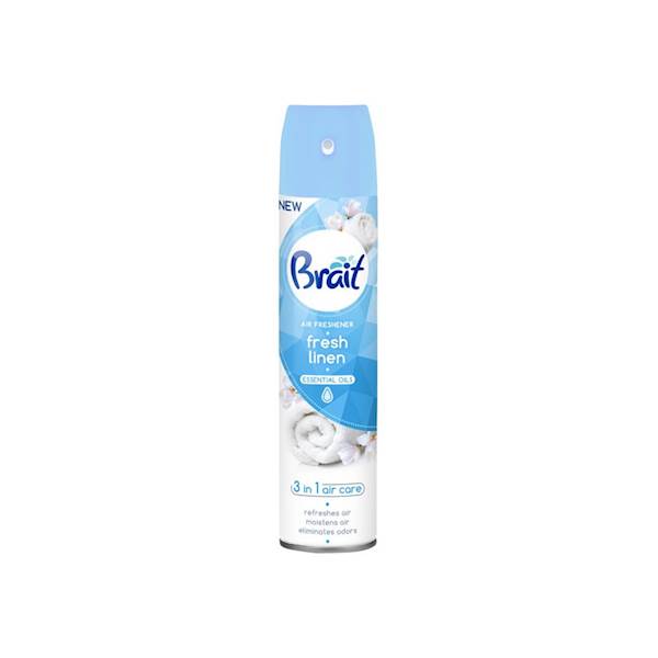 Odświeżacz BRAIT spray 300 ml Fresh linen 