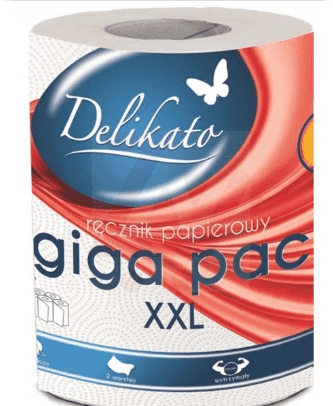 Ręcznik pap. DELIKATO 1=12 2w, 500 list.