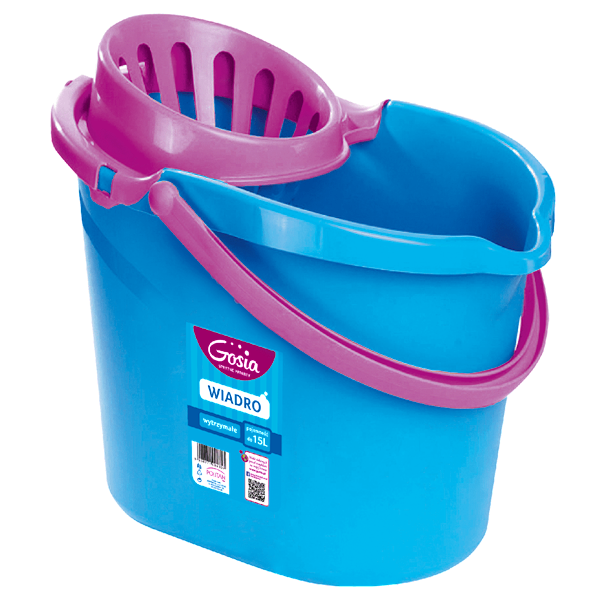 Wiadro 15 L + wyciskacz GOSIA