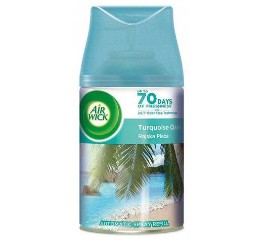 Odświeżacz AIR WICK zap. aut. rajska plaża puszka