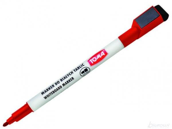 Marker sucho. TOMA magnes T26832 1,5 mm czerwony