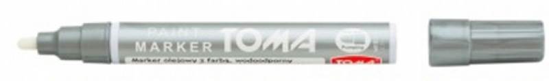 Marker olej. TOMA TO-440 gru. 2,5 mm srebrny 