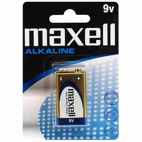 Baterie MAXELL R-9 / 9V L6F22, 6LR61 alka. a'1