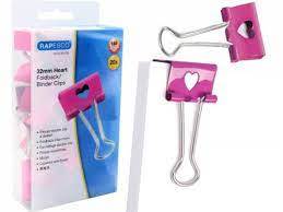 Klip 32 mm a'20 szt. EMO / SERCE mix kol. RAPESCO