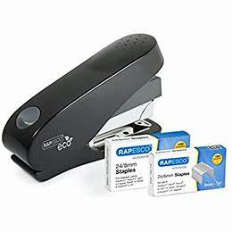 Zszywacz RAPESCO LUNA ECO 50 k czarny + zszywki