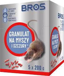 BROS granulat na myszy i szczury 140g