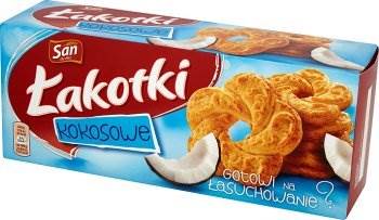 Ciastka ŁAKOTKI kokoski 168g 