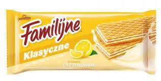 Ciastka Wafle Familijne 180g cytrynowe