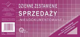 Druk dzienne zestaw. sprzed. nieudok. 1/3 A4 R05H