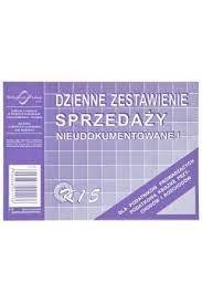 Druk dzienne zestaw. sprzed. nieudok. K15