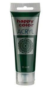 Farba akrylowa 75ml Happy Color ciemna oliwka 56