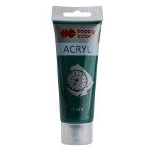 Farba akrylowa 75ml Happy Color ciemnozielony 52