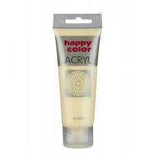 Farba akrylowa 75ml Happy Color kość słoniowa 435