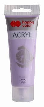 Farba akrylowa 75ml Happy Color lawendowy 62