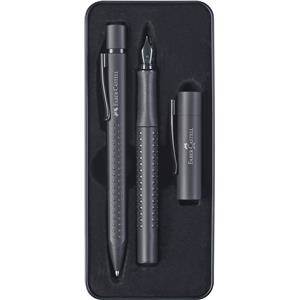 Komplet FABER CASTELL pióro + długopis BLACK